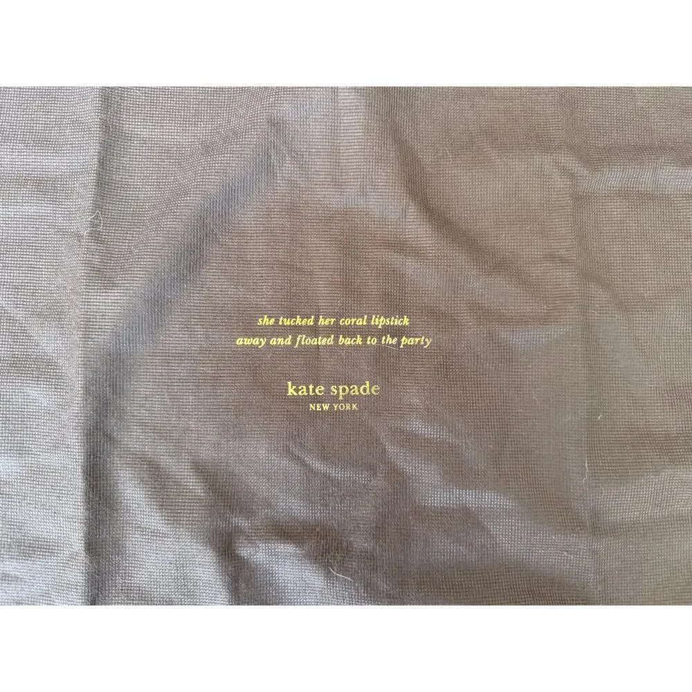 Kate Spade Medium Brown Dust Bag Purse Protection Case Slip